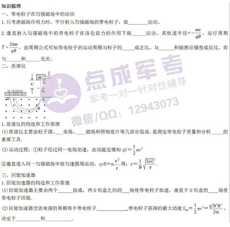 每日一练｜物理-带电粒子在匀强磁场中的运动